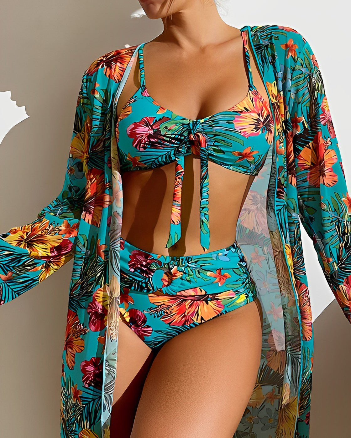 Marina™ | Luxury Bikini and Pareo Set - La femme Toronto