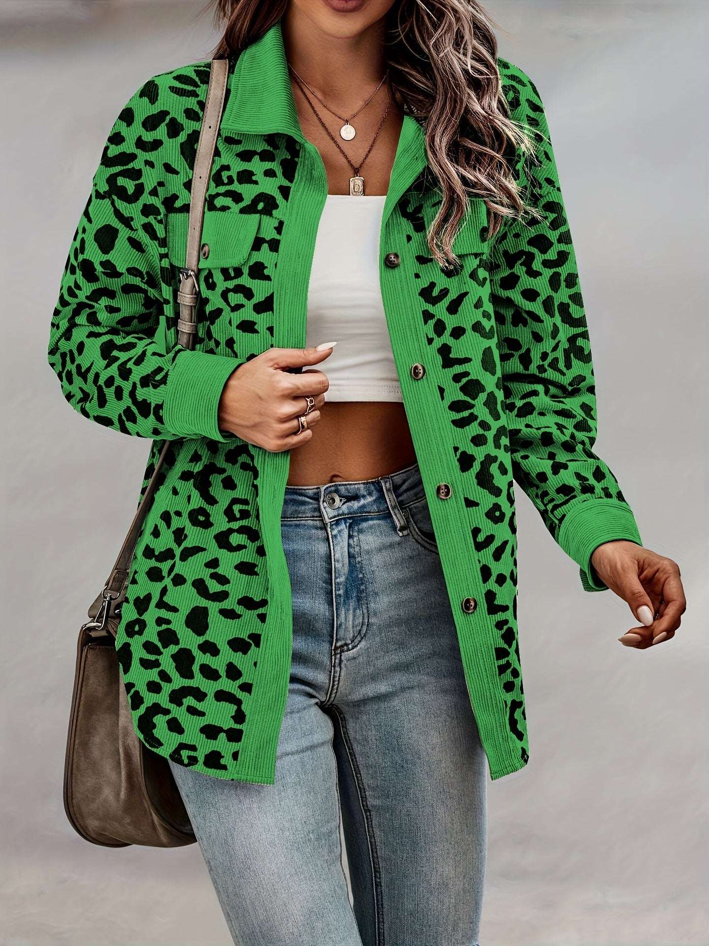Zara - Leopard Print Shacket Jacket - La femme Toronto