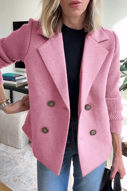 NINA | KNITTED SLEEVED BLAZER