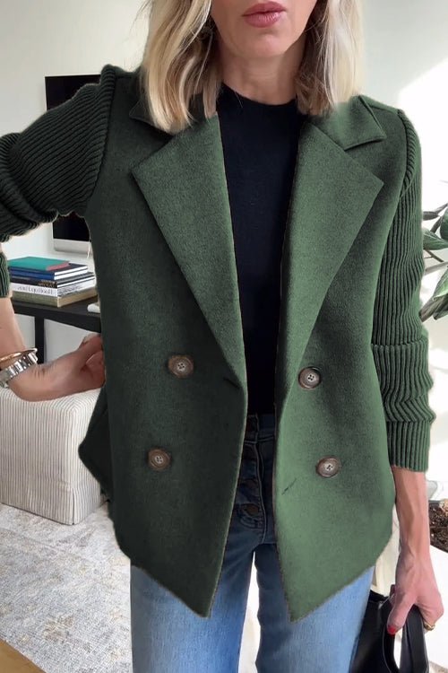 NINA | KNITTED SLEEVED BLAZER