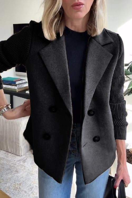 NINA | KNITTED SLEEVED BLAZER