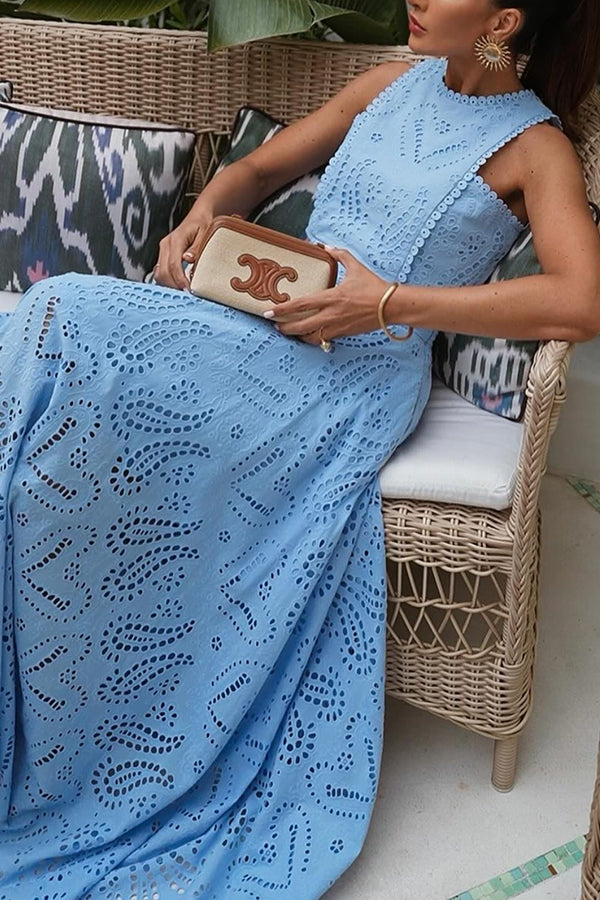 Larissa™ Vezeni Top i Set Maxi Suknje sa Visokim Strukom