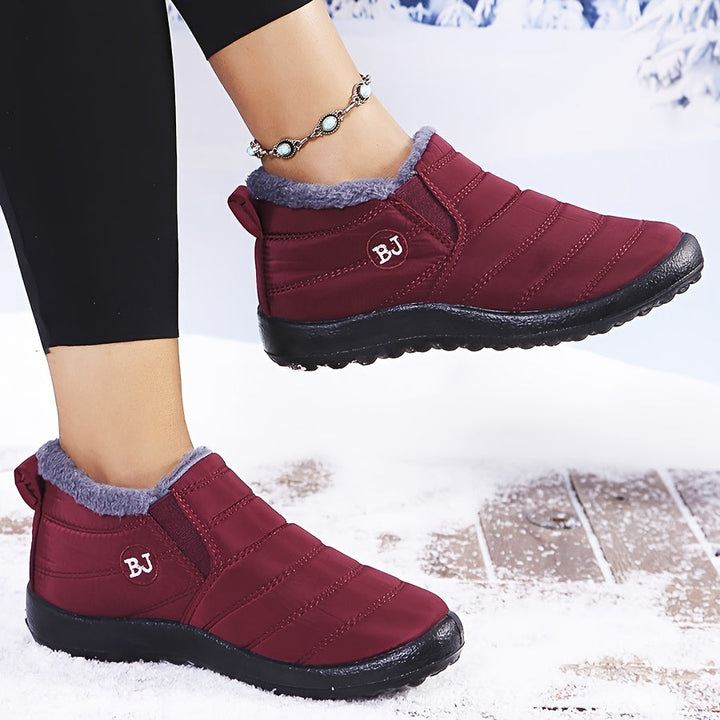 Roona | Warm Winter Slip-On Boots