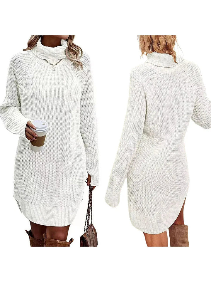 Melly - Women's Knitted Sweater Dress