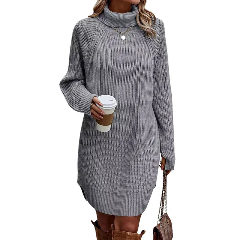 Melly - Women's Knitted Sweater Dress