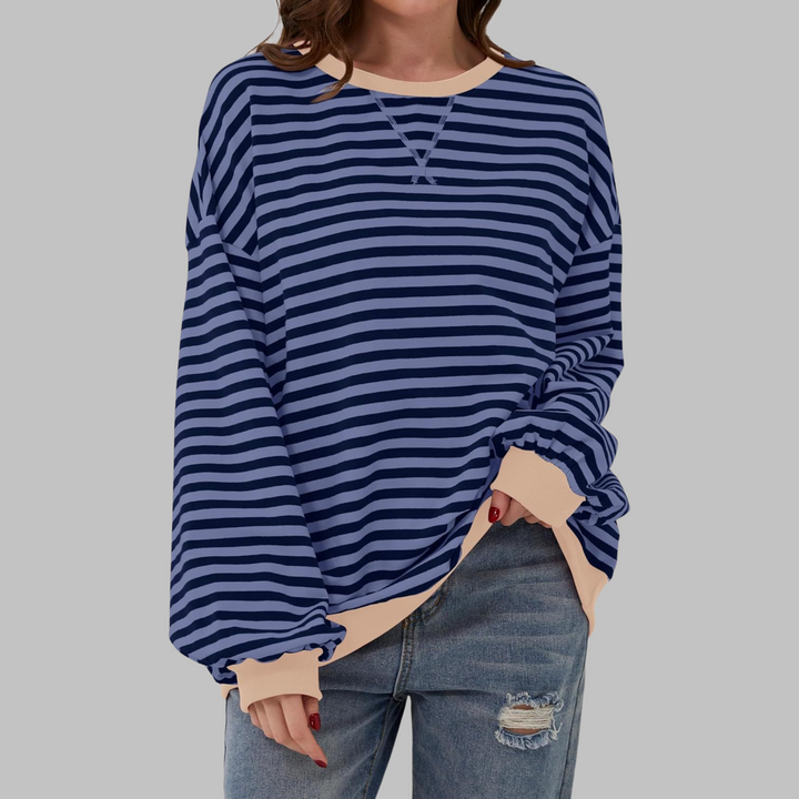 Lisa – Striped jumper in cotton blend