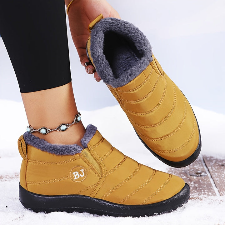 Roona | Warm Winter Slip-On Boots