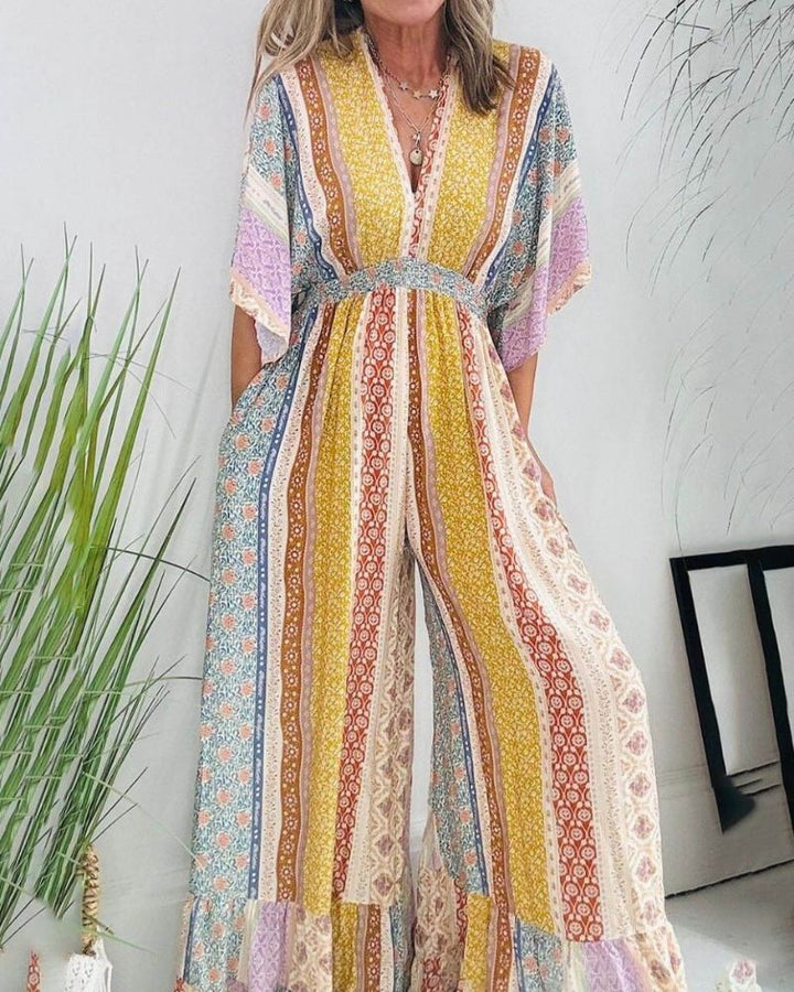 MAKUTA - Jumpsuit with flare sleeves - La femme Toronto