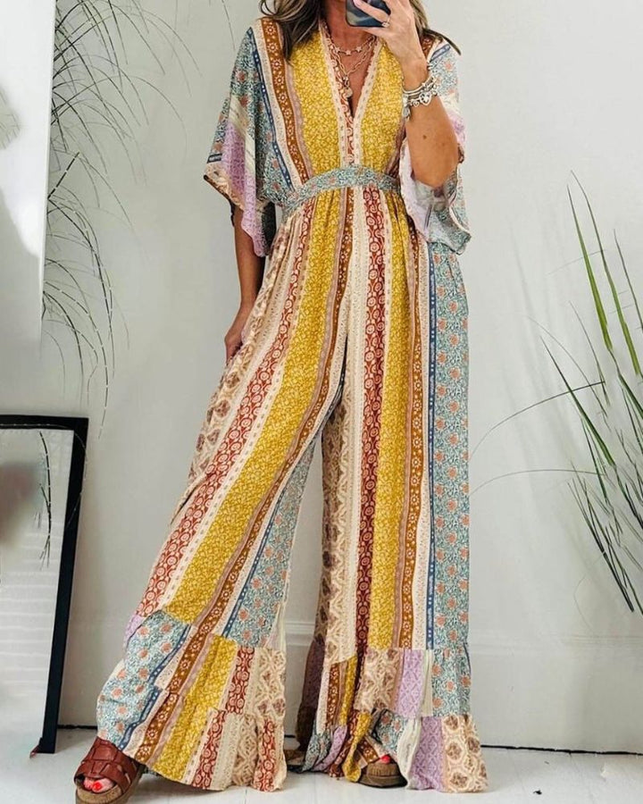 MAKUTA - Jumpsuit with flare sleeves - La femme Toronto