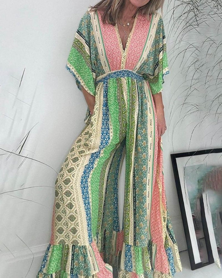 MAKUTA - Jumpsuit with flare sleeves - La femme Toronto