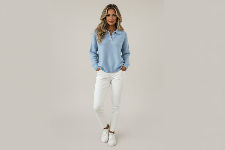 ISABEL – COSY COLLARED KNIT