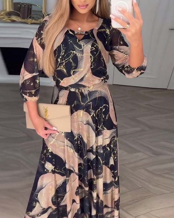 Chavelle | Haljina od štampanog šifona