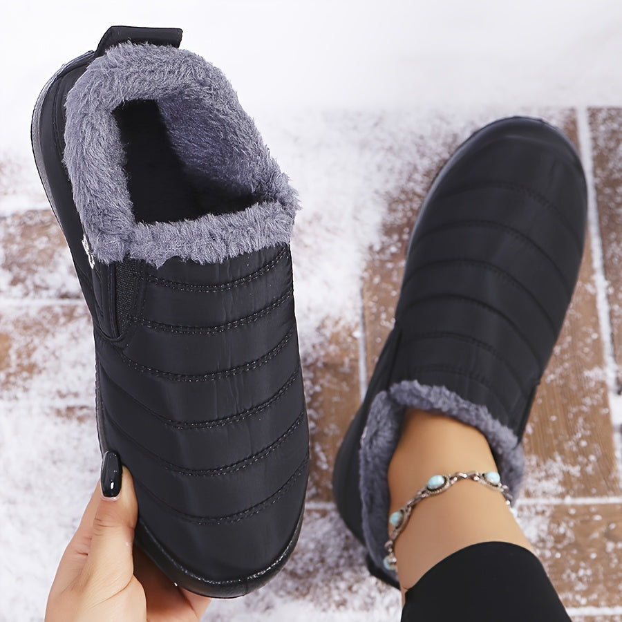 Roona | Warm Winter Slip-On Boots