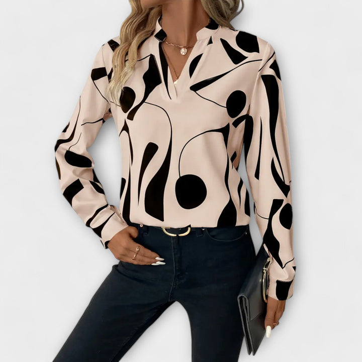 Blair- Blouse Long sleeves - La femme Toronto