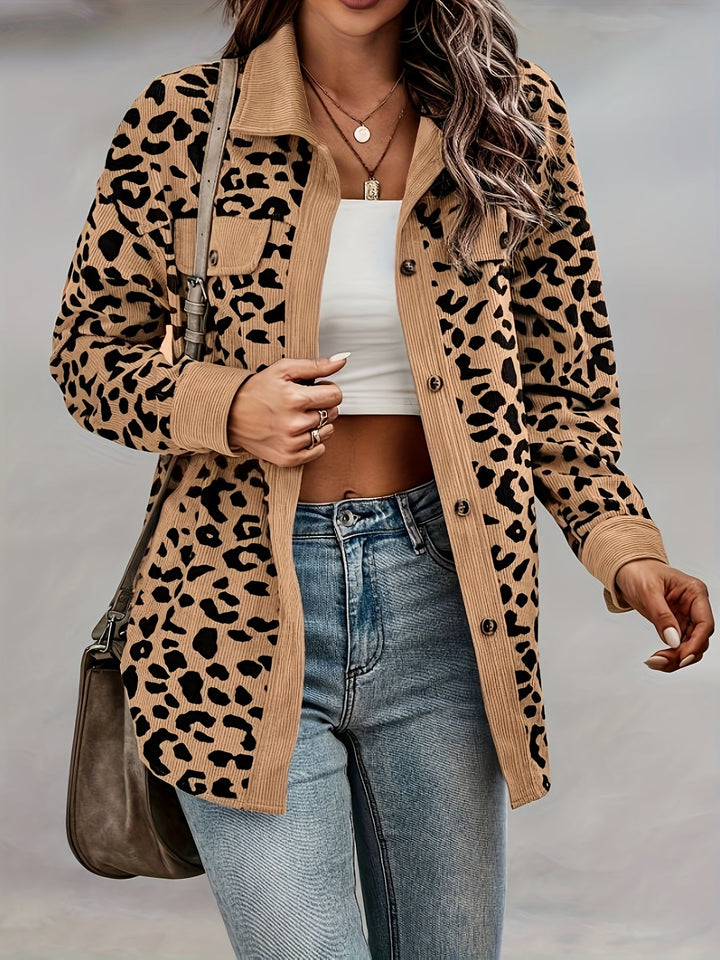 Zara - Leopard Print Shacket Jacket - La femme Toronto