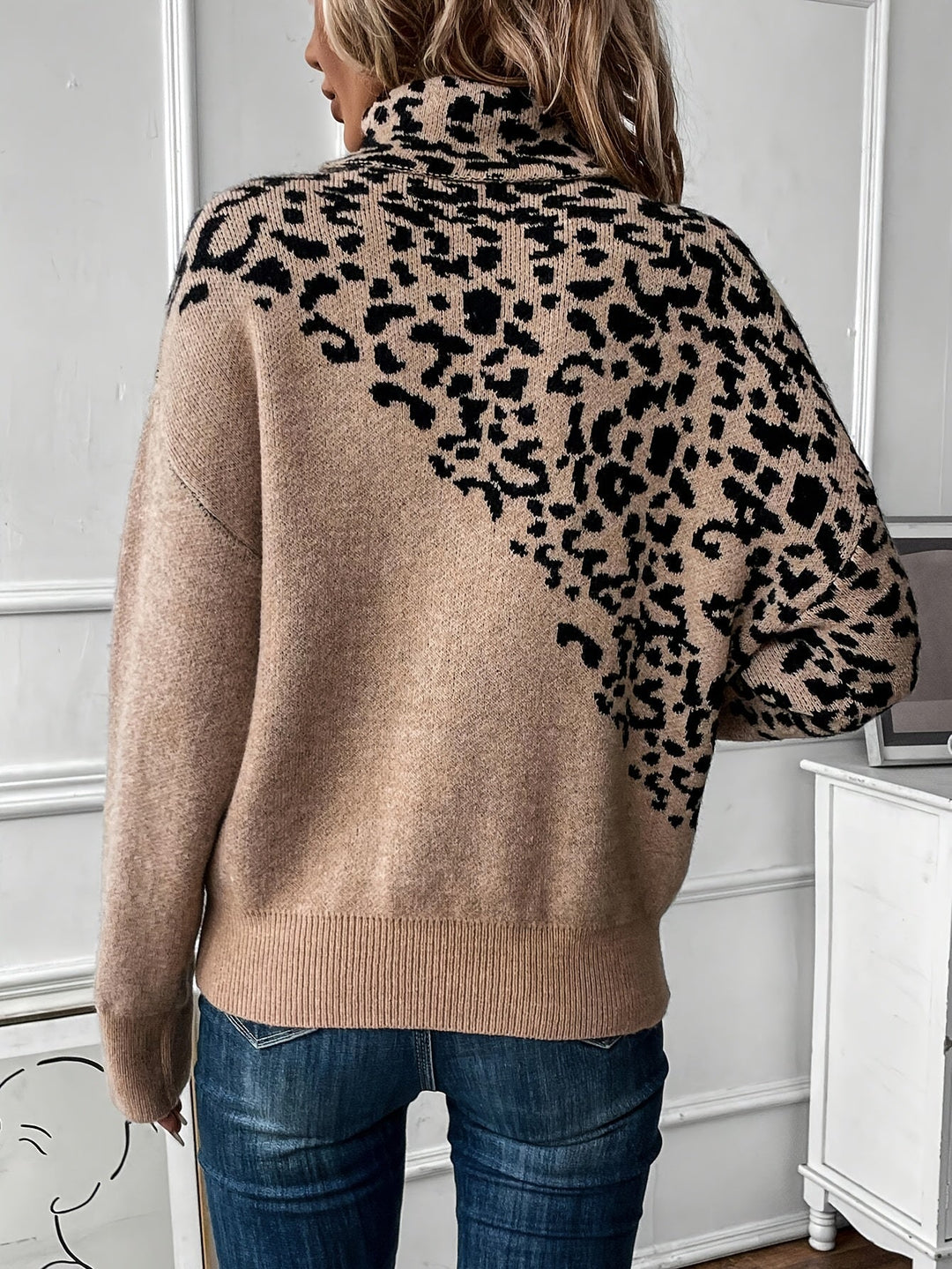 ZAYNA™ - Leopard Sweater - La femme Toronto