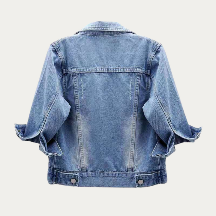 Riley – Classic Denim Jacket - La femme Toronto