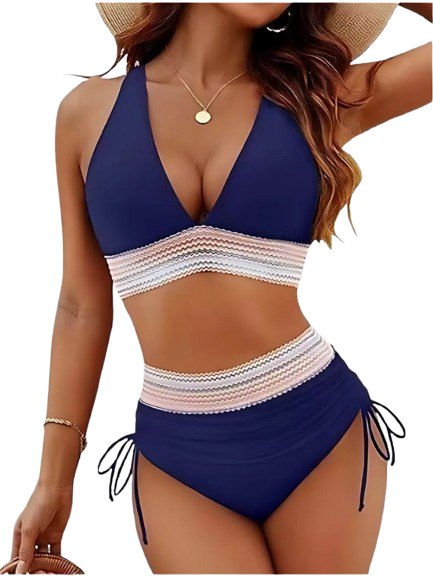 Lidia – Bikini Set with Tummy Control and High Waist - La femme Toronto