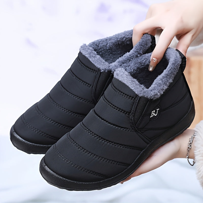 Roona | Warm Winter Slip-On Boots
