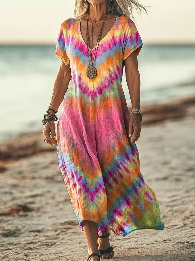 Cotton Dress "Norae" - La femme Toronto