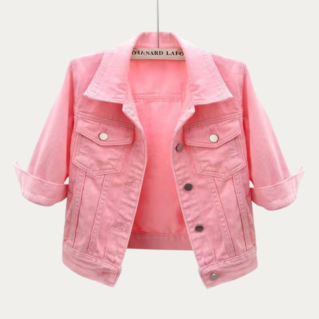Riley – Classic Denim Jacket - La femme Toronto