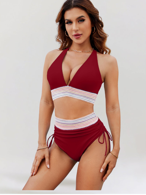 Lidia – Bikini Set with Tummy Control and High Waist - La femme Toronto