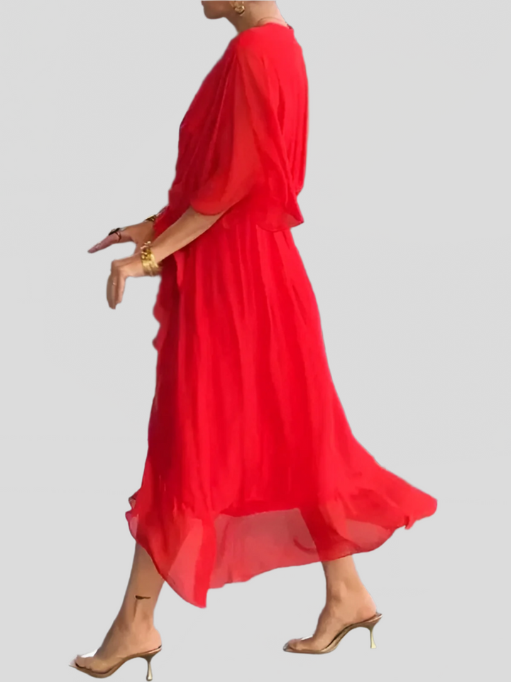 Adriana | Silk Dress - La femme Toronto