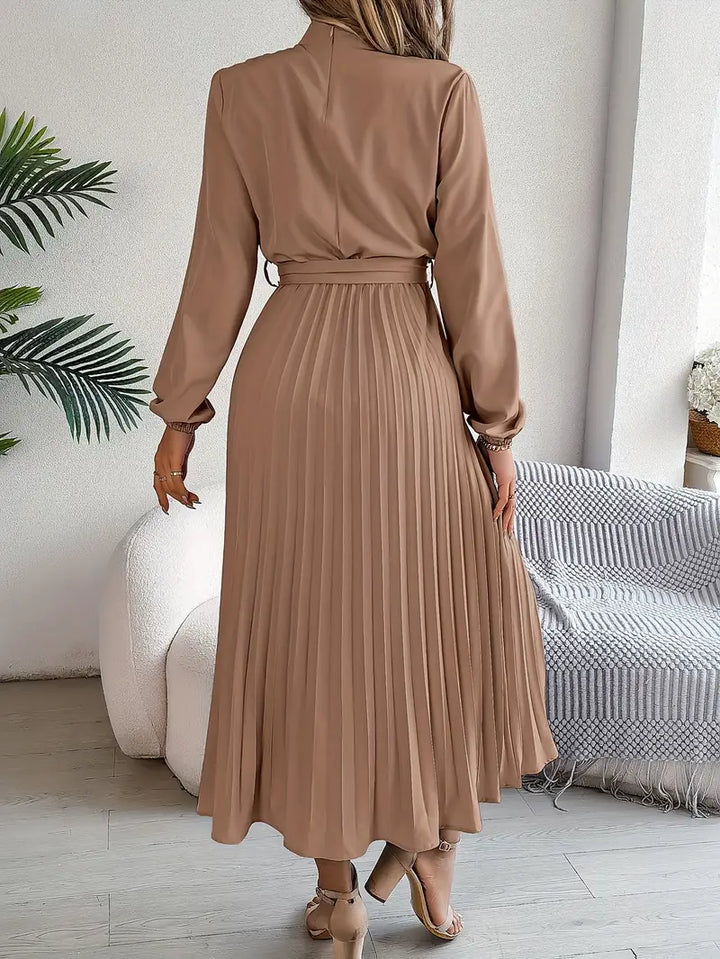 Lunessa™ | Elegant Pleated Dress - La femme Toronto