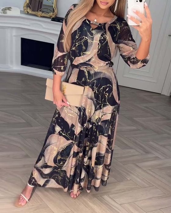 Chavelle | Haljina od štampanog šifona