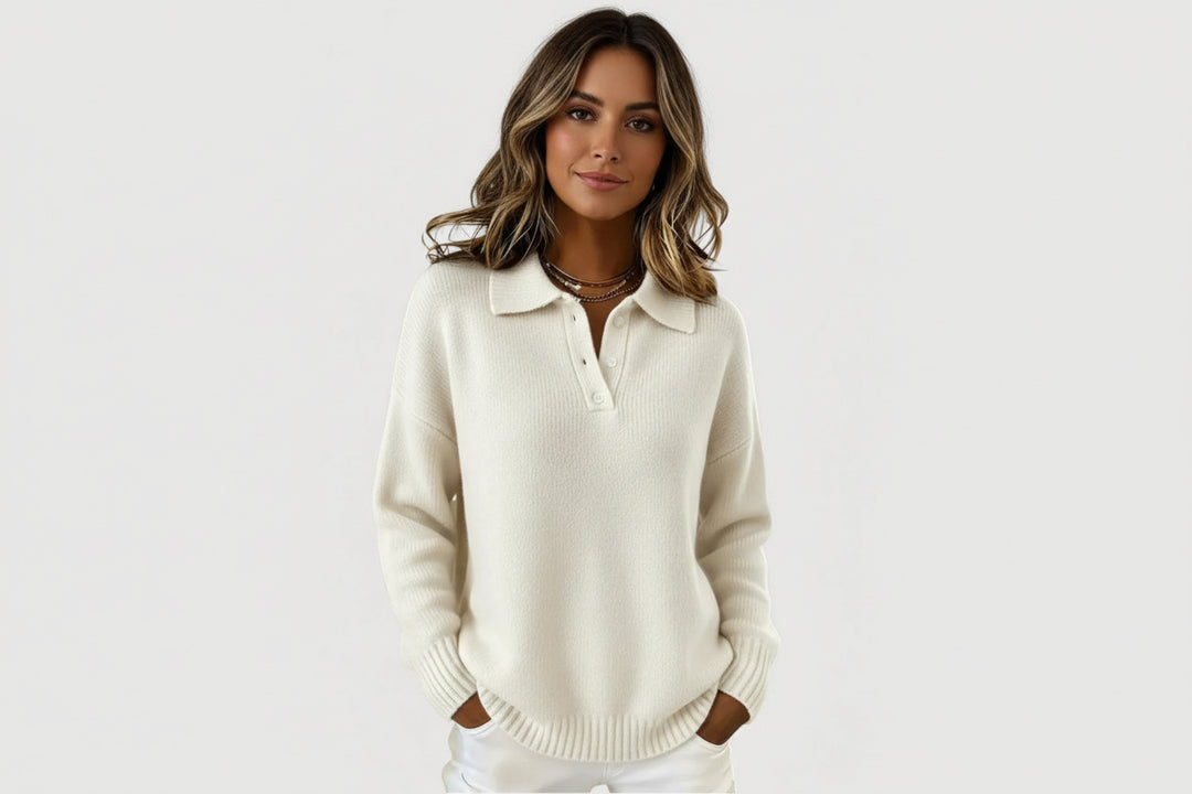 ISABEL – COSY COLLARED KNIT