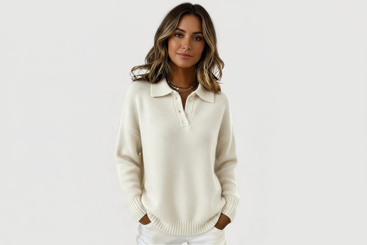 ISABEL – COSY COLLARED KNIT