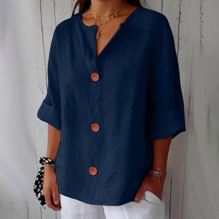 Lucia™ Linen Breeze Shirt - La femme Toronto