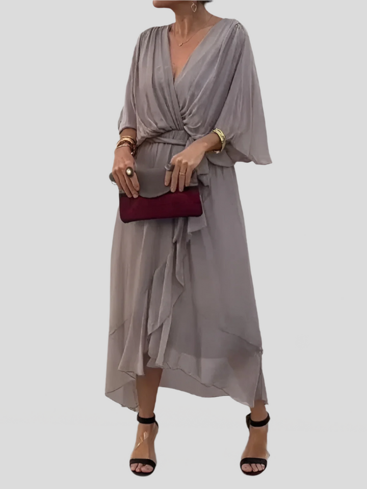 Adriana | Silk Dress - La femme Toronto