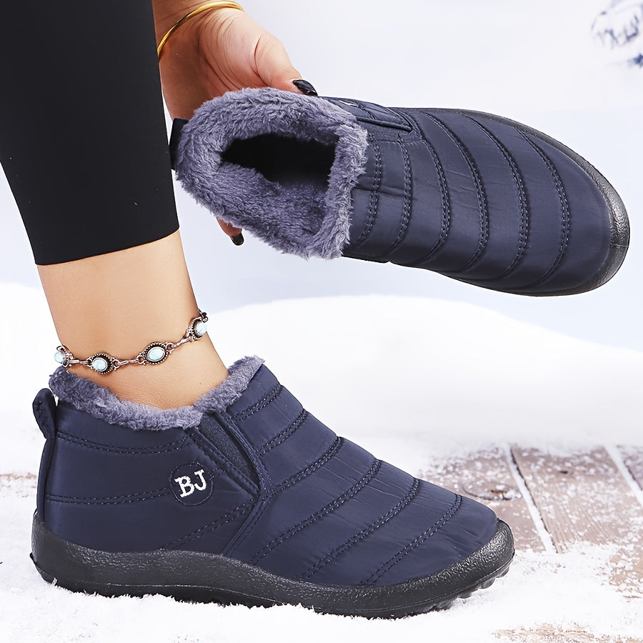 Roona | Warm Winter Slip-On Boots