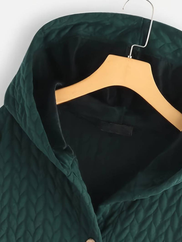 Julie | Kaput sa kapuljačom sa quilted dizajnom