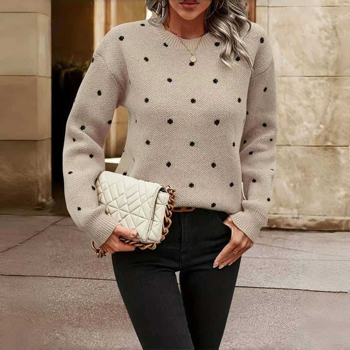 MAEVE™- Polka Dot Sweater - La femme Toronto