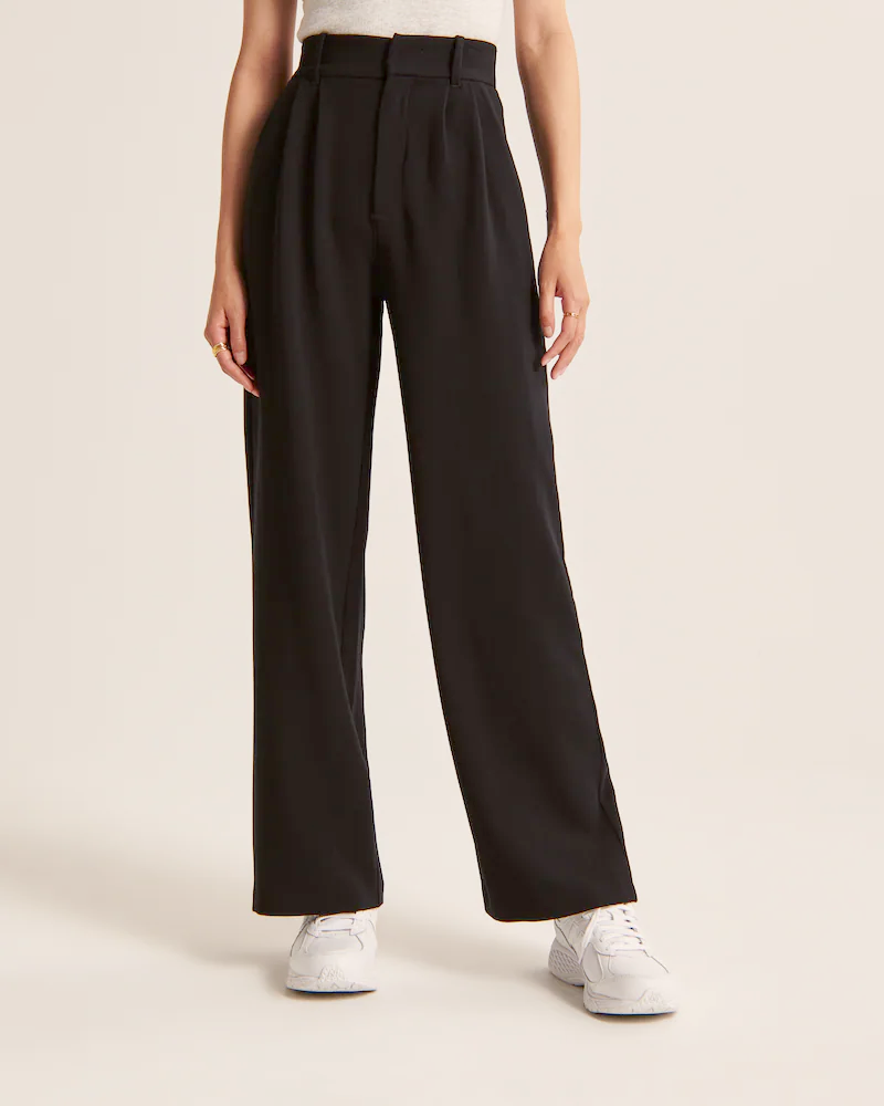 Tailored Wide-Leg Pants - La femme Toronto