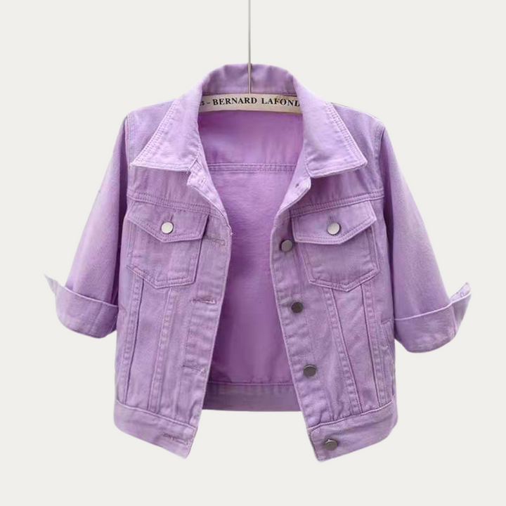 Riley – Classic Denim Jacket - La femme Toronto