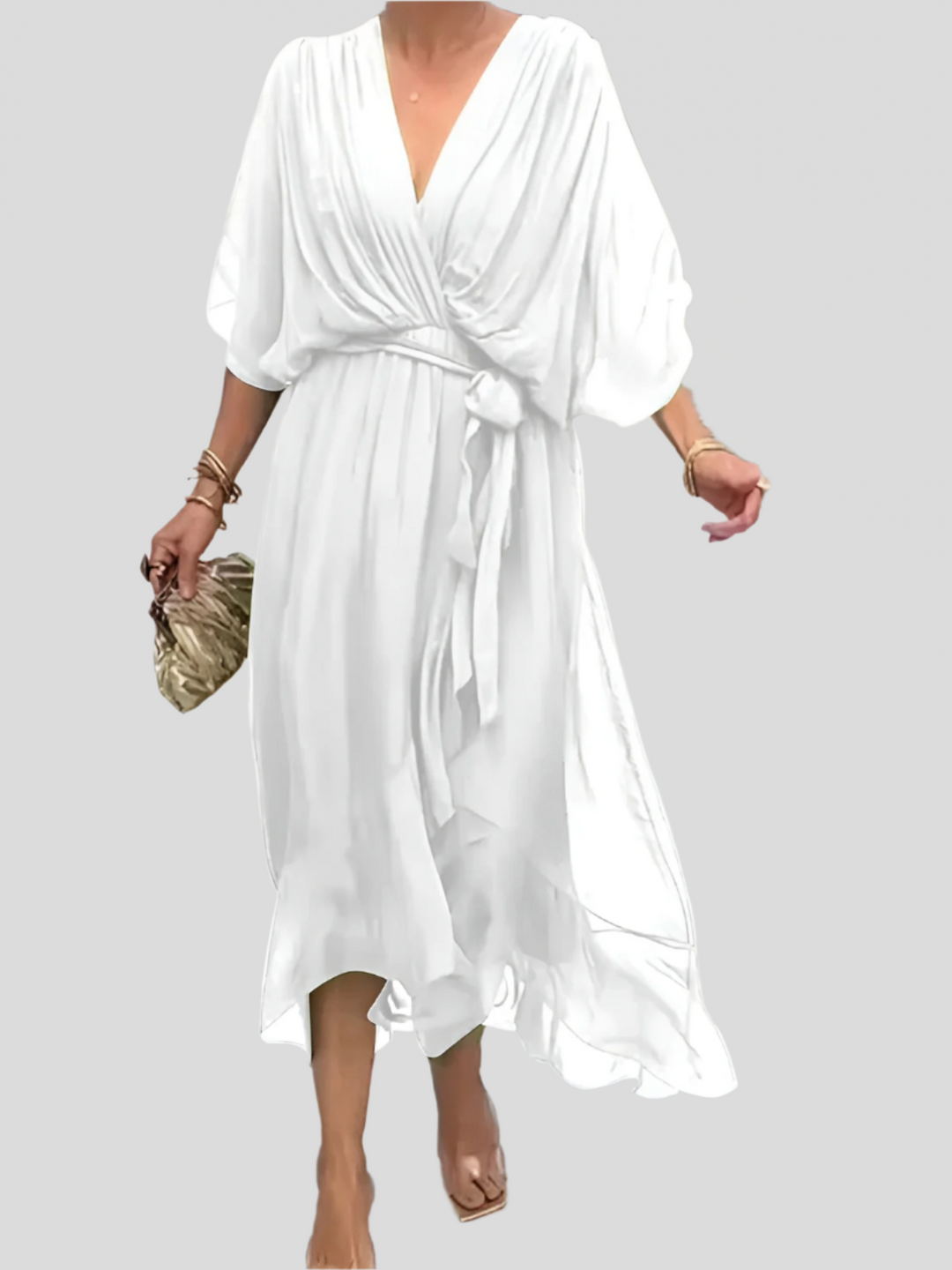 Adriana | Silk Dress - La femme Toronto