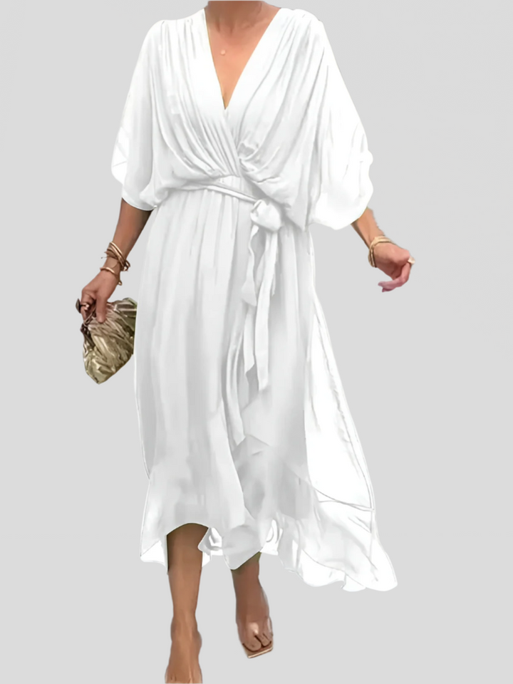 Adriana | Silk Dress - La femme Toronto