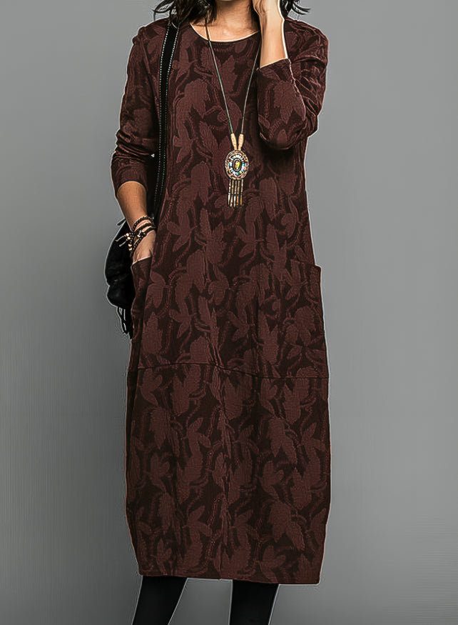 Elegant Autumn Midi Dress
