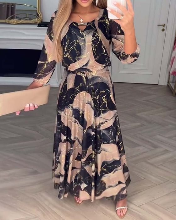 Chavelle | Haljina od štampanog šifona