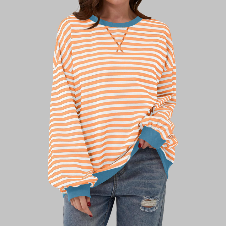 Lisa – Striped jumper in cotton blend