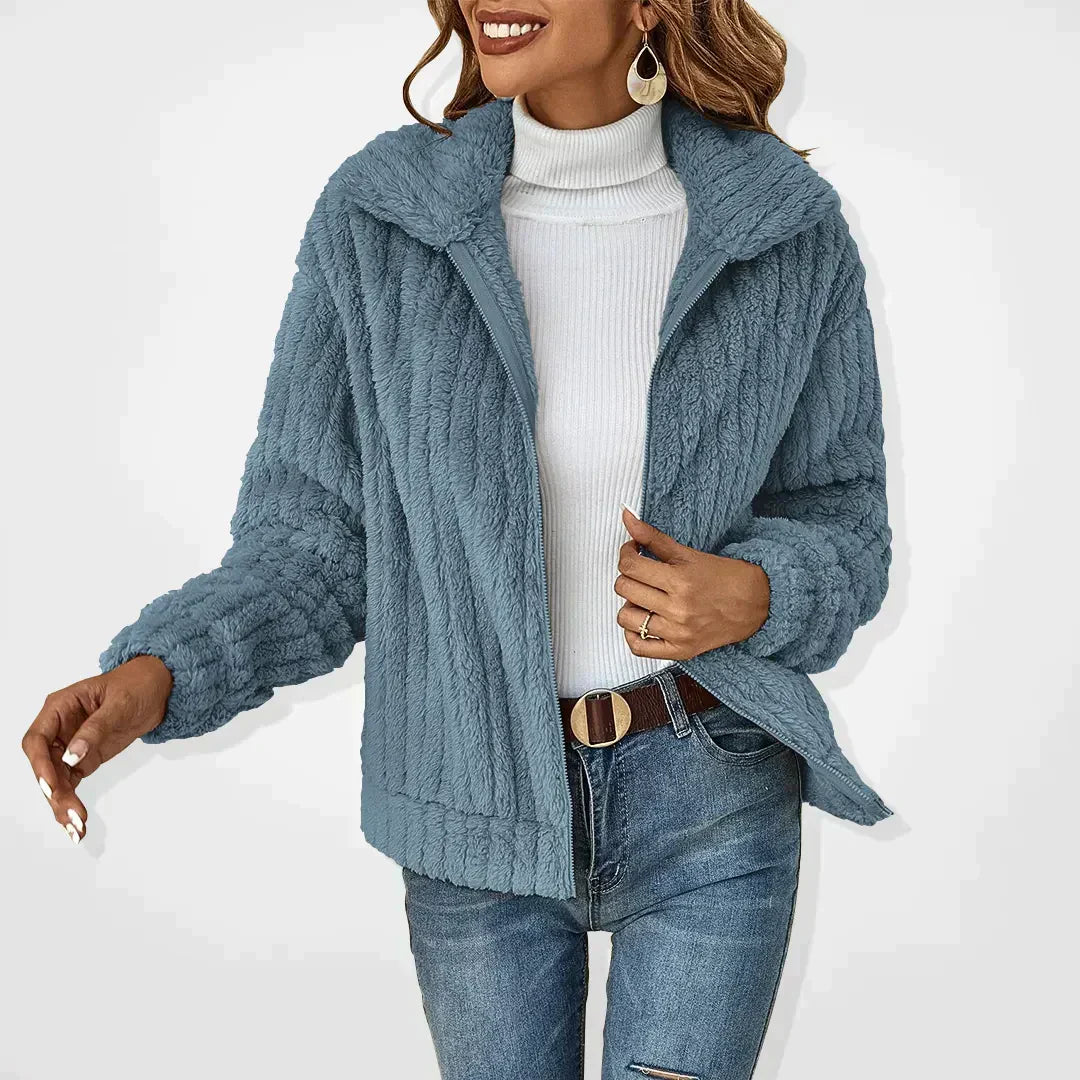 GENEVIEVE™ - Stylish Sherpa Jacket - La femme Toronto