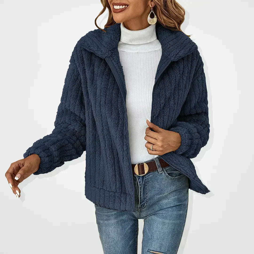GENEVIEVE™ - Stylish Sherpa Jacket - La femme Toronto