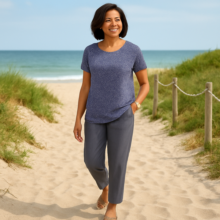 Sylvie – Breezy Summer Trousers - La femme Toronto