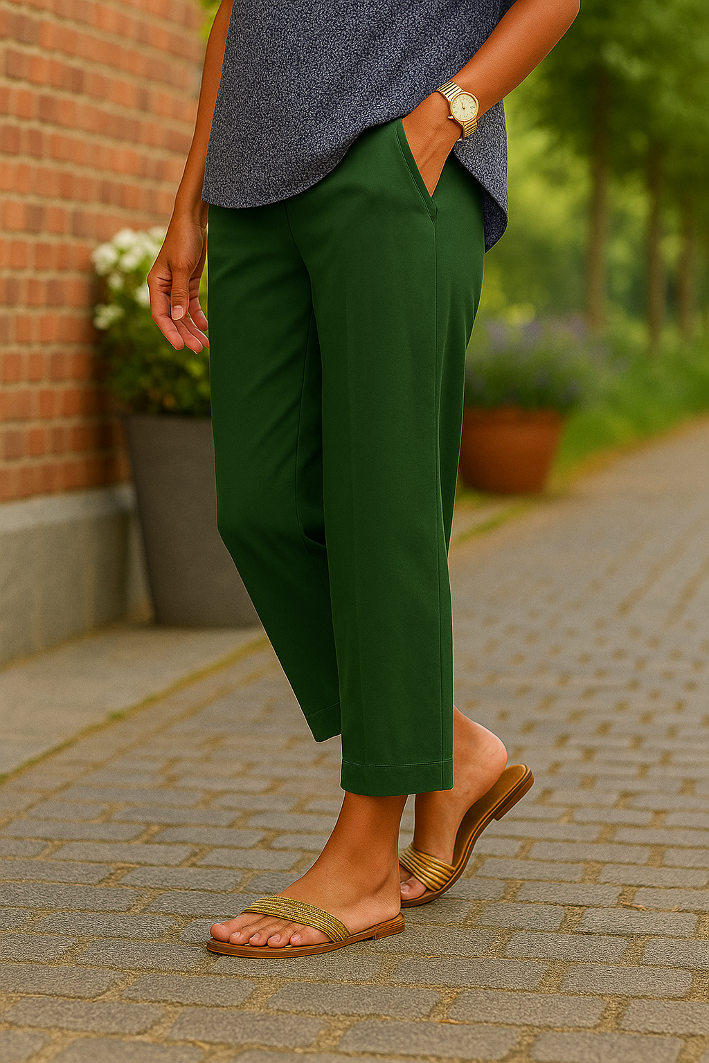 Sylvie – Breezy Summer Trousers - La femme Toronto