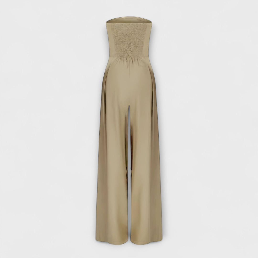 Amélie - Elegant Strapless Jumpsuit - La femme Toronto