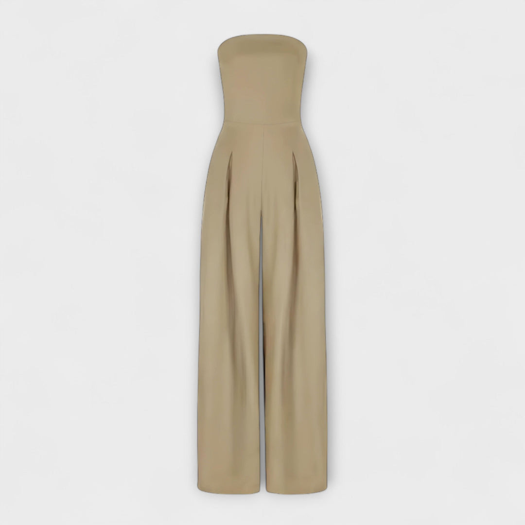 Amélie - Elegant Strapless Jumpsuit - La femme Toronto