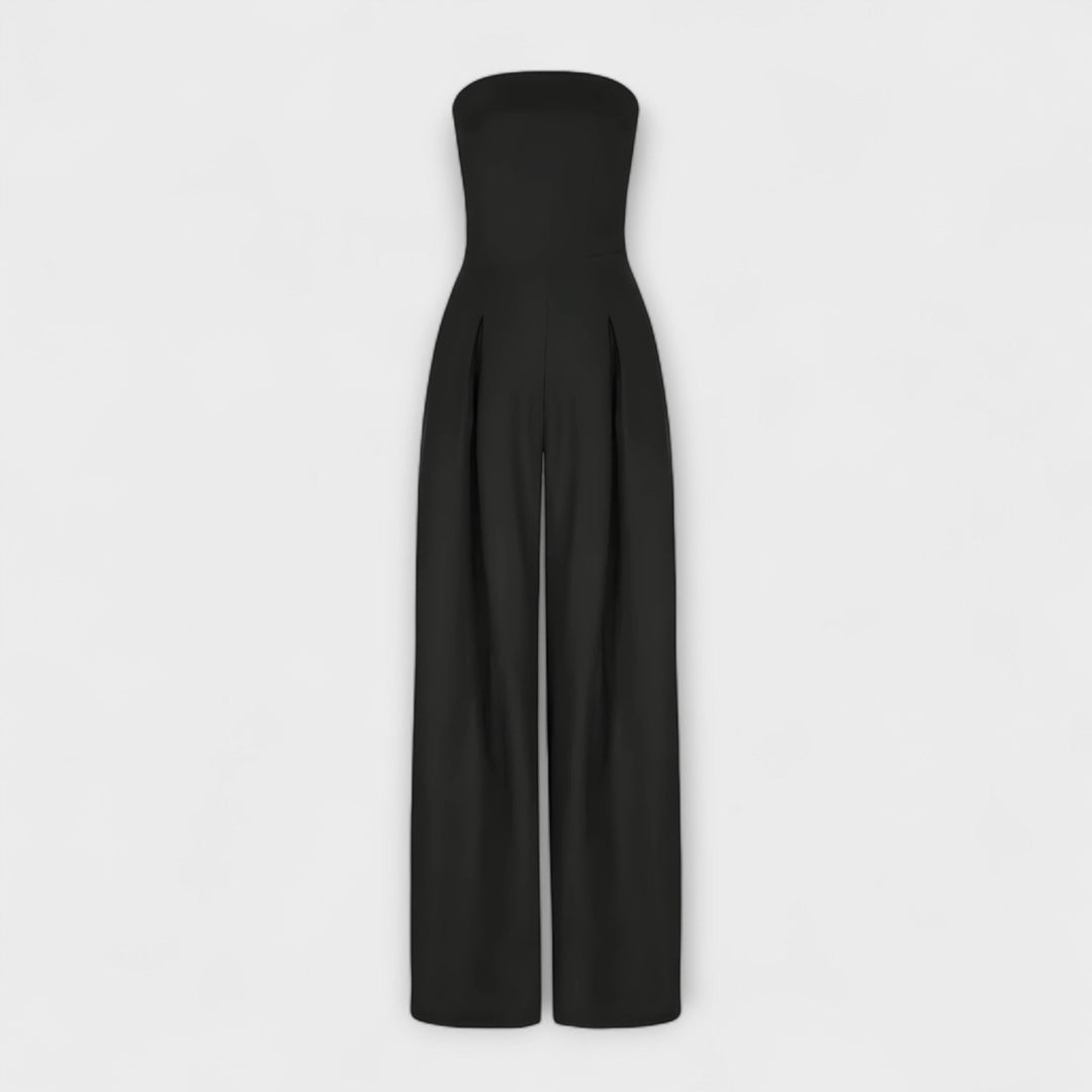 Amélie - Elegant Strapless Jumpsuit - La femme Toronto